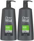 Dove Men+Care Body Wash Extra Fresh 23.5 Ounce (Pack of 2)
