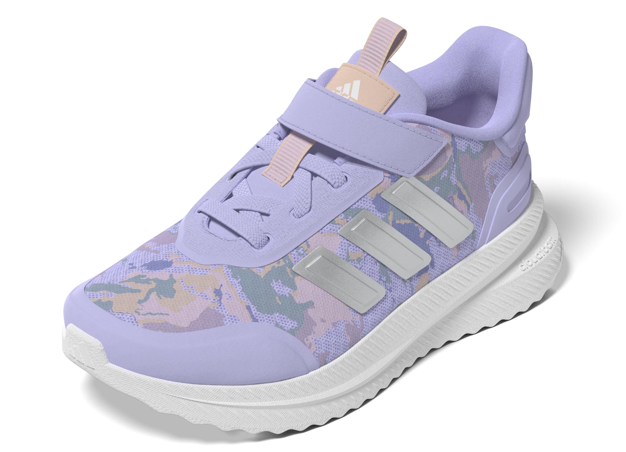 adidas X_PLR Path Elastic Lace Sneaker Violet Tone/White/Clear Pink 13 US Unisex Little Kid