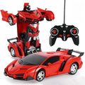 1:18 Remote Control Deformation Robot Car with LED Lights – 360° Drift, USB Rechargeable