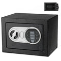 17E Home Use Upgraded Electronic Password Steel Plate Safe Box Black