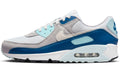 Nike Mens Low-Top Sneakers Pure Platinum White Glacier Blue 8