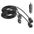 2-Piece: 10ft Extension Cable Cord For Nintendo NES Mini Classic Edition Controller