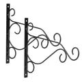 2-Piece: Iron Plant Hanging Bracket Plant Hanger Wall Hooks