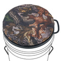 ZAIXIA 5 Gallon Bucket Seat 360-Degree Swivel Seat Foam Cushion Bucket Seat Lid with Waterproof Cover for Dove Duck Hunting Fishing Baseball Gardening and Camping