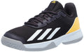 adidas Court Flash Tennis Sneaker Aurora Black/White/Spark 1.5 US Unisex Little Kid