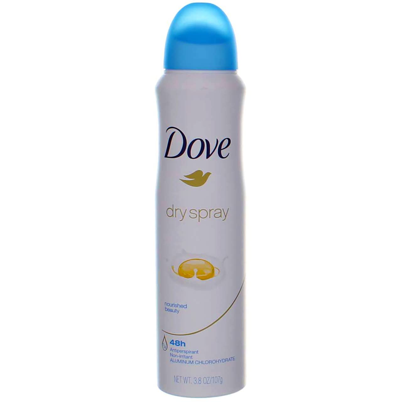Dove Dry Spray Antiperspirant Nourished Beauty 3.80 oz (Pack of 9)