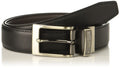 Nike Mens Swoosh Laser Loop Reversible Belt Black/Brown 42