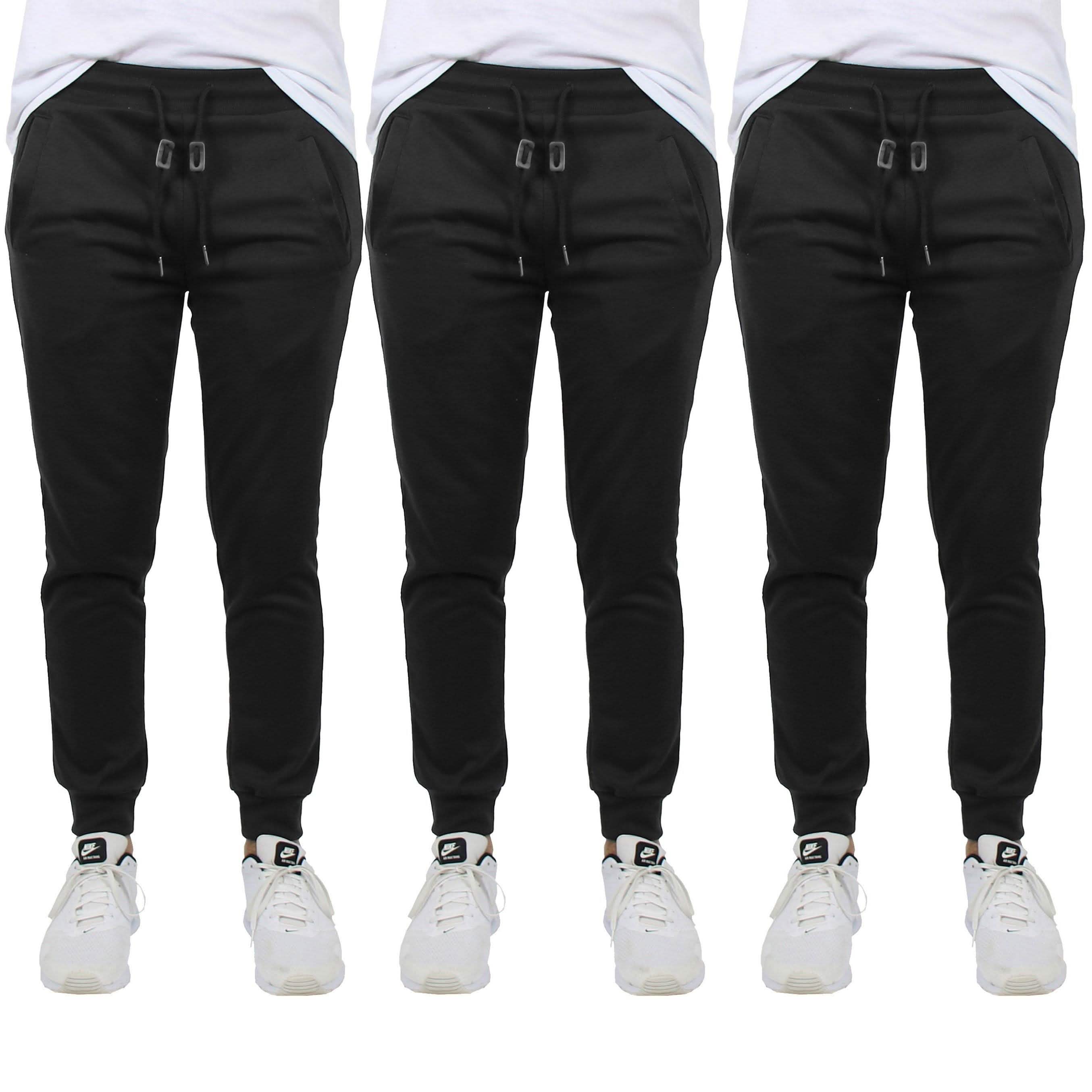 3-Pack: Men's French Terry Slim-Fit Jogger