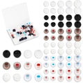 72PCS Earbud Replacement Tips 3 Sizes Silicone Earbud Tips Earbud Covers Fit in-Ear Headphones (Inner Hole 4mm-5.5mm) Small Replacement Ear Bud Covers Rubber Tips S/M/L