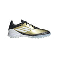adidas Unisex F50 League Messi Turf Sneaker Gold Metallic/White/Black 7.5 US Men