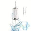 4-in-1 Cordless Water Flossers Oral Irrigator With DIY Mode 4 Jet Tips