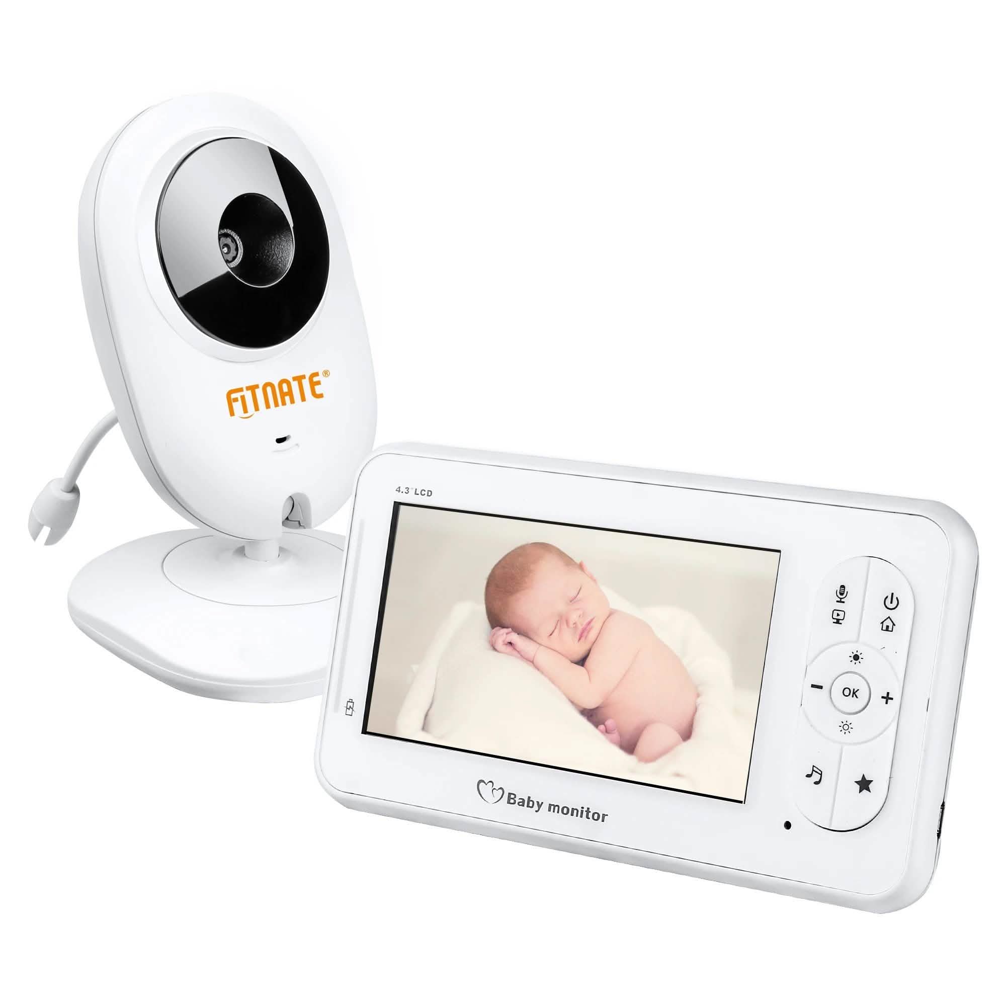 4.3" Baby Monitor 2.4Ghz Wireless Camera Video 2-Way Talk