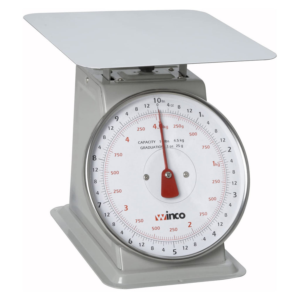 Winco Analog Receiving Scale with Dial 10 Pound