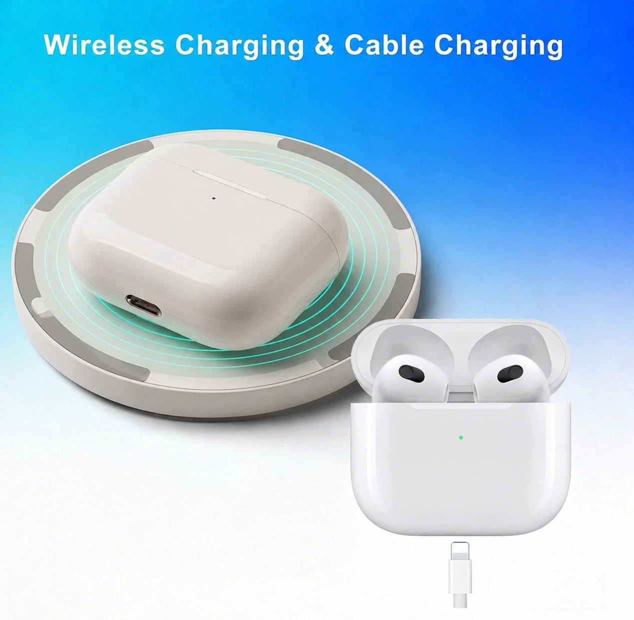 Apple AirPods 3rd Gen Genuine In-Ear Bluetooth Headset w/ Wireless Charging Case