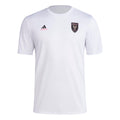 adidas Mens CF Short Sleeve Pre-Game T-Shirt White/Club Inter De Futbol Miami Large