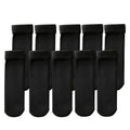 5-Pairs: Ultra-Soft Plush Lined Thermal Socks - Comfy Mid Tube Socks