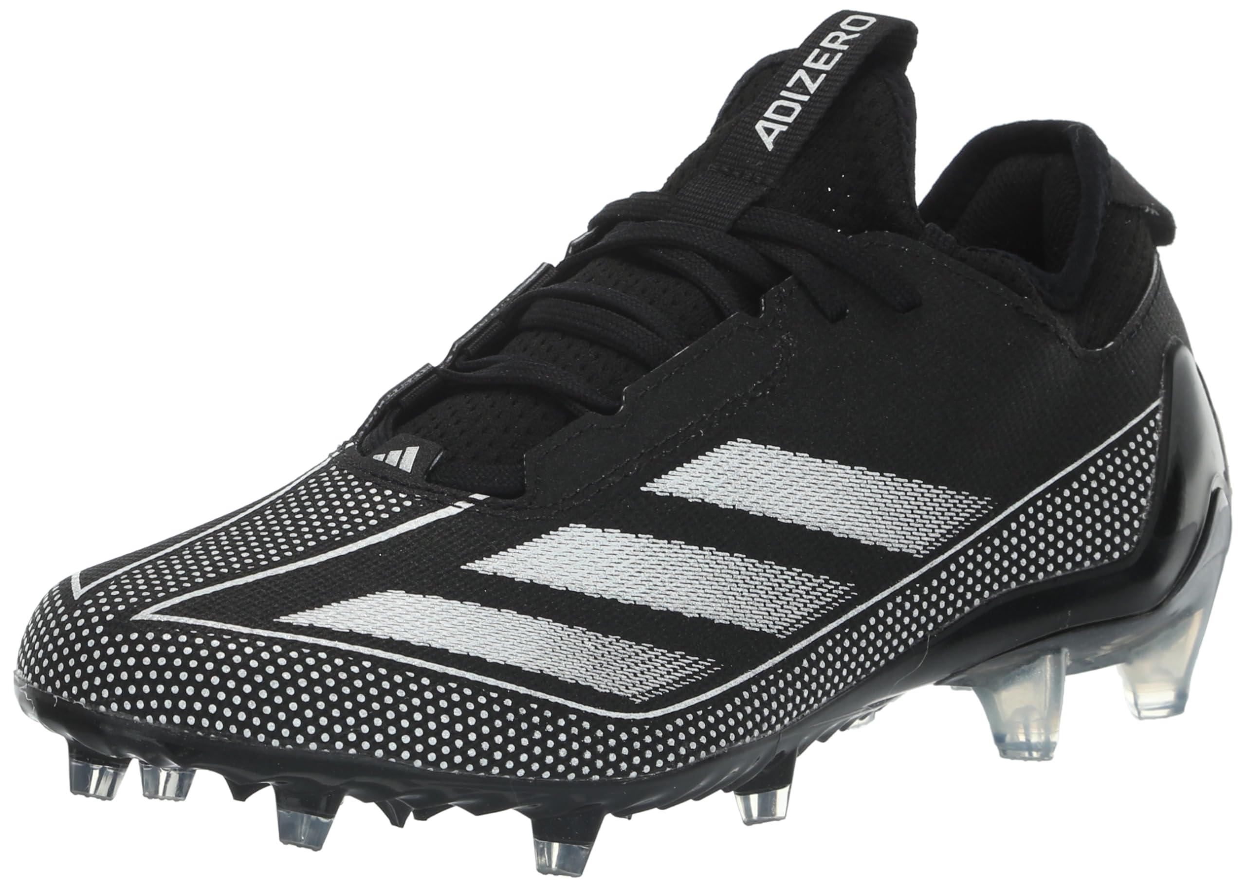 adidas Mens Adizero Electric.1 Football Sneaker Black/White/Black 8