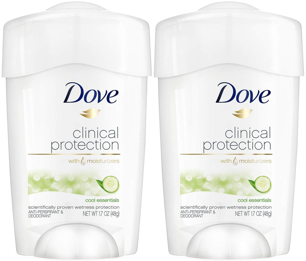 Dove Clinical Protection Antiperspirant Deodorant Cool Essentials 1.7 oz
