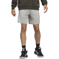 adidas Originals Mens Standard Legends 3-Stripes Basketball Shorts Metal Grey/White