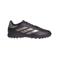 adidas Copa Pure 2 League Turf Sneaker Aurora Black/Platin Metallic/Turbo 2 US Unisex Little Kid