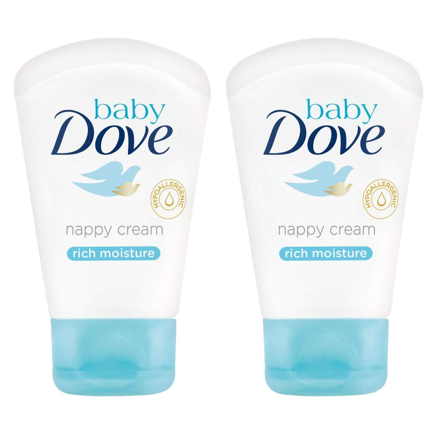 Dove Baby Rich Moisture Nappy Cream - 1.58 Oz / 45 g x 2 Pack
