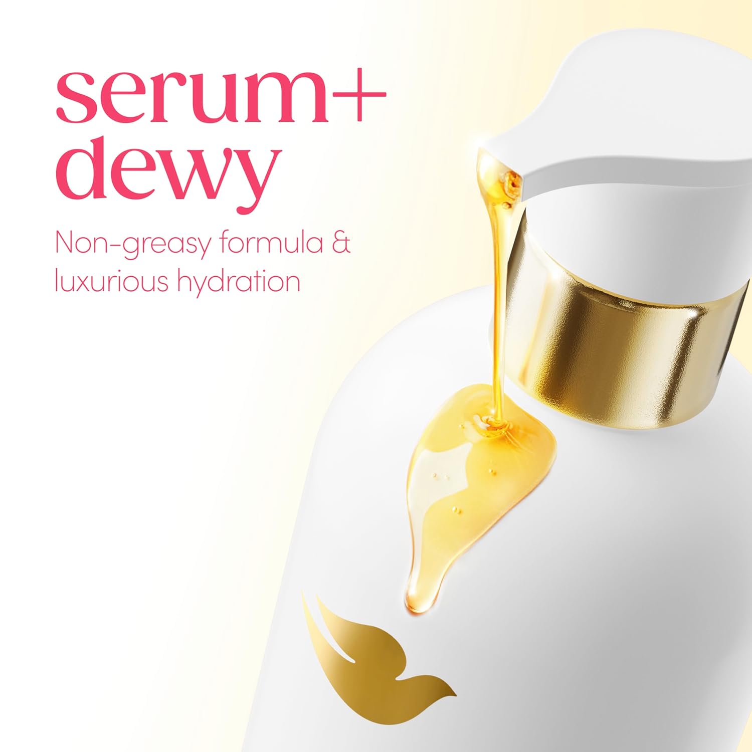 Dove Coconut & Geranium Oil Body Wash Serum + Dewy For Women for Hydrated & Repaired Skin 15.3 fl oz