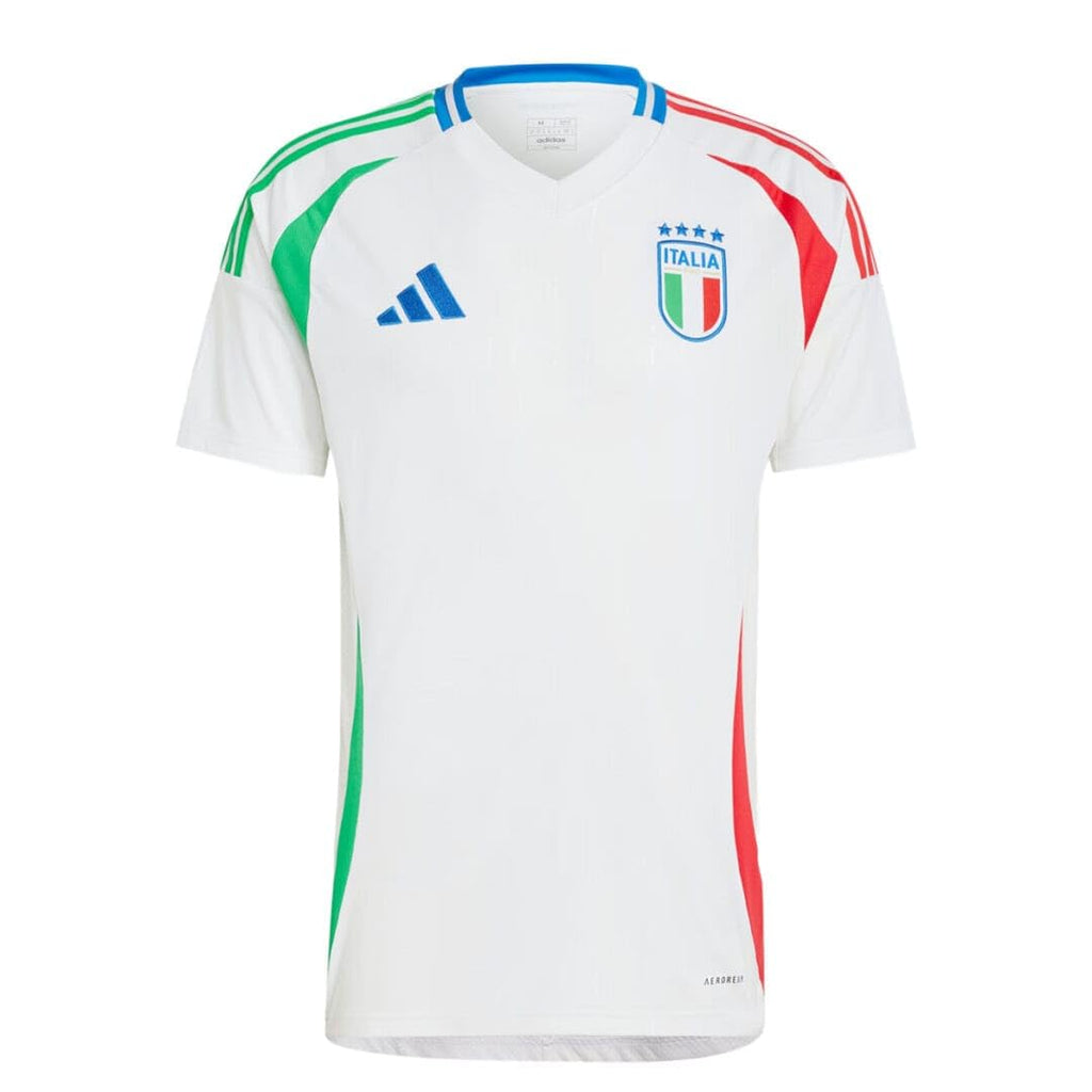 adidas Mens Standard Italy 2024 Away Jersey White
