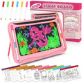 LED Light-Up Doodle Board – 9 Double-Sided Cards with Markers, Art Toy for Kids 3-8