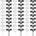 Kigeli 100 Pcs Kids Bulk Earbud Headphones for Classroom Student Wired Headphones in-Ear Earbud 3.5 mm Disposable Earphones Set for Kids Adult Class School Library Laptop (Grey Black)