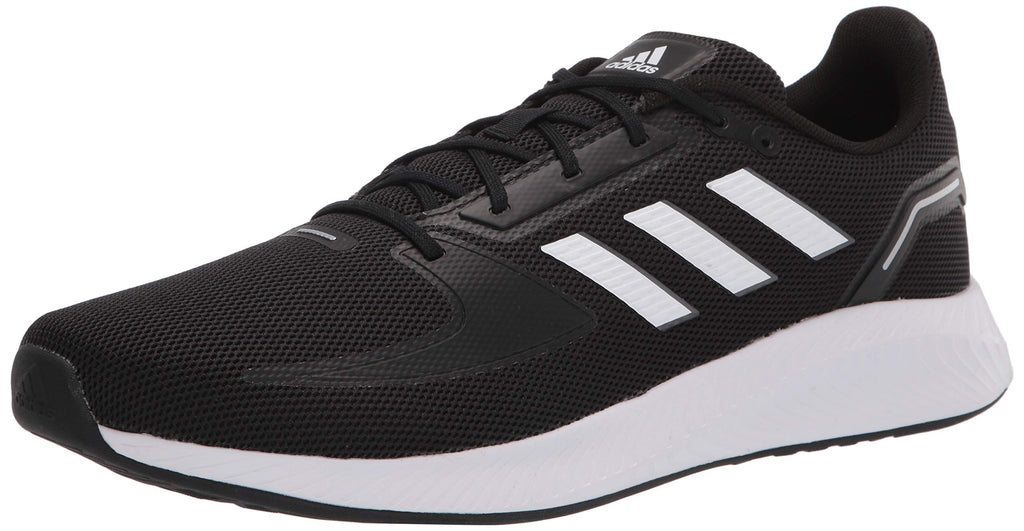 adidas Mens Runfalcon 2.0 Running Shoe Black/White/Grey 11