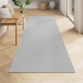 SONGMICS HOME Runner Rug 2.5x8 ft Washable Area Rug for Living Room Non-Slip Carpet Faux Jute Rug Home Decor for Bedroom Kitchen Entryway Dining Room Dove Gray UTAR093G01
