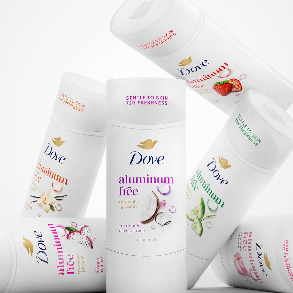 Dove Deodorant Stick Berry Spritz for 72 Hour Odor Protection Aluminum Free 2.4 oz