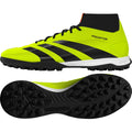 adidas Unisex Predator 24 League Turf Sneaker Team Solar Yellow/Black/Solar Red 9 US Men