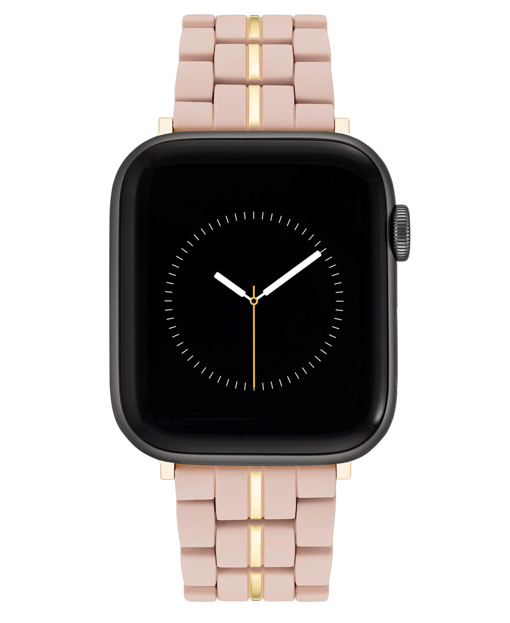 NINE WEST Fashion Rubberized Bracelet for Apple Watch Secure Adjustable Apple Watch Band Replacement Fits Most Wrists