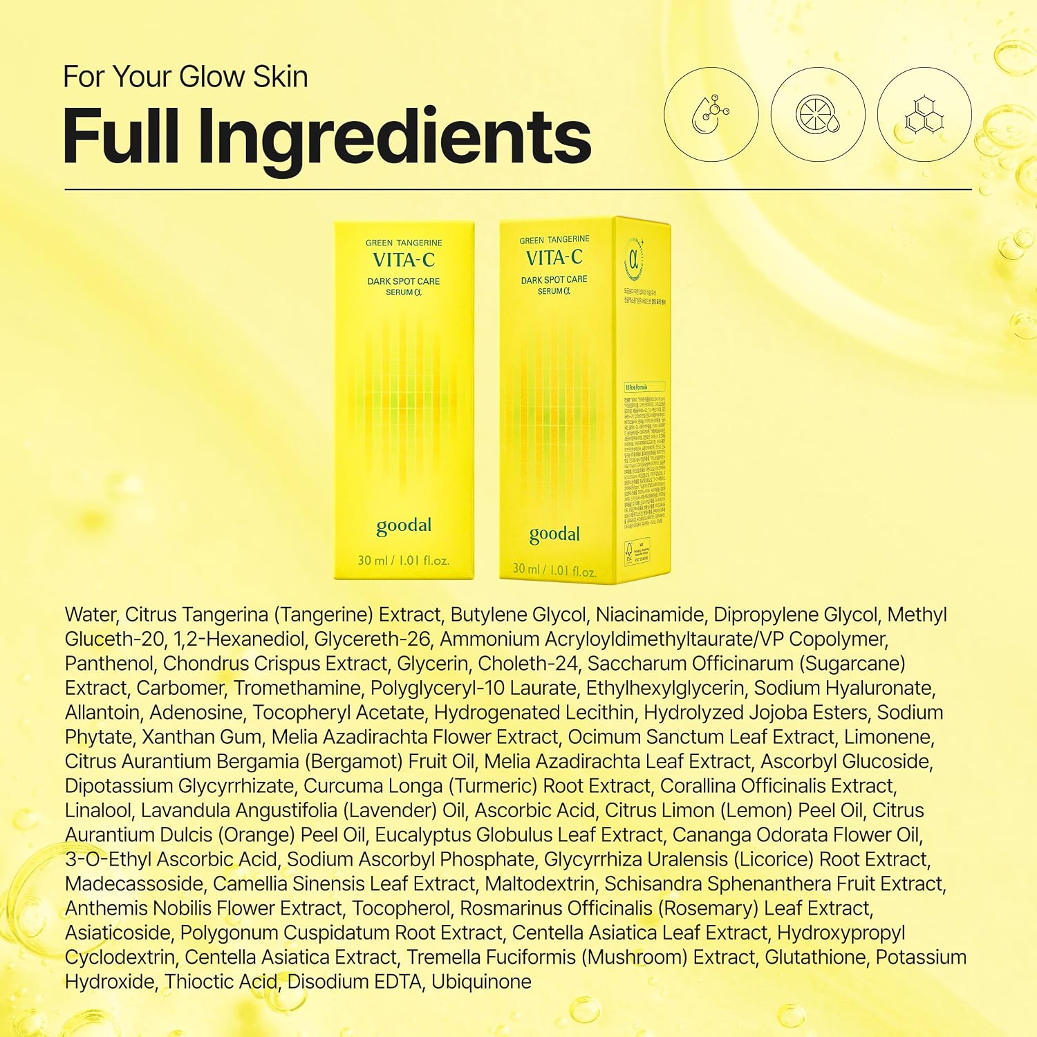 Goodal Green Tangerine Vitamin C Dark Spot Serum Alpha