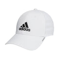 adidas Mens Gameday Structured Stretch Fit Hat Discontinued White/Black Large-X-Large