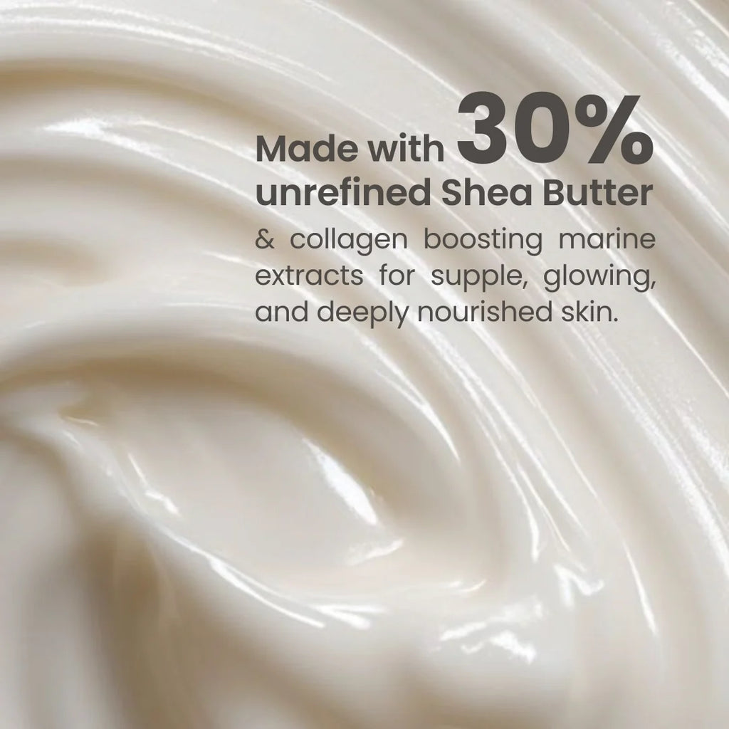 Antioxidant Body Cream for Dry & Sensitive Skin with Shea & Baobab Oil