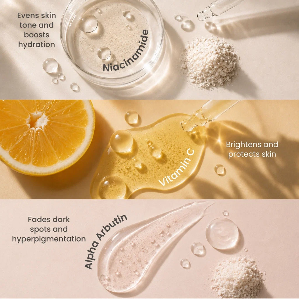 Brightening Body Lotion with Vitamin C & Niacinamide for Uneven, Dry Skin