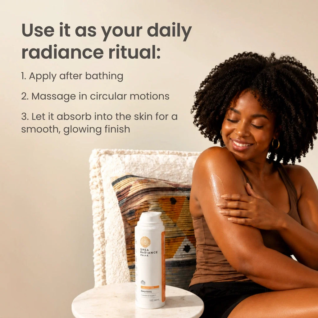 Brightening Body Lotion with Vitamin C & Niacinamide for Uneven, Dry Skin