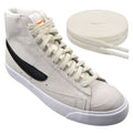 Elastic Shoe Laces for Nike Blazer Flat Stretchy Bungee Replacement Shoelaces(Color:CreamSize:46Inch)