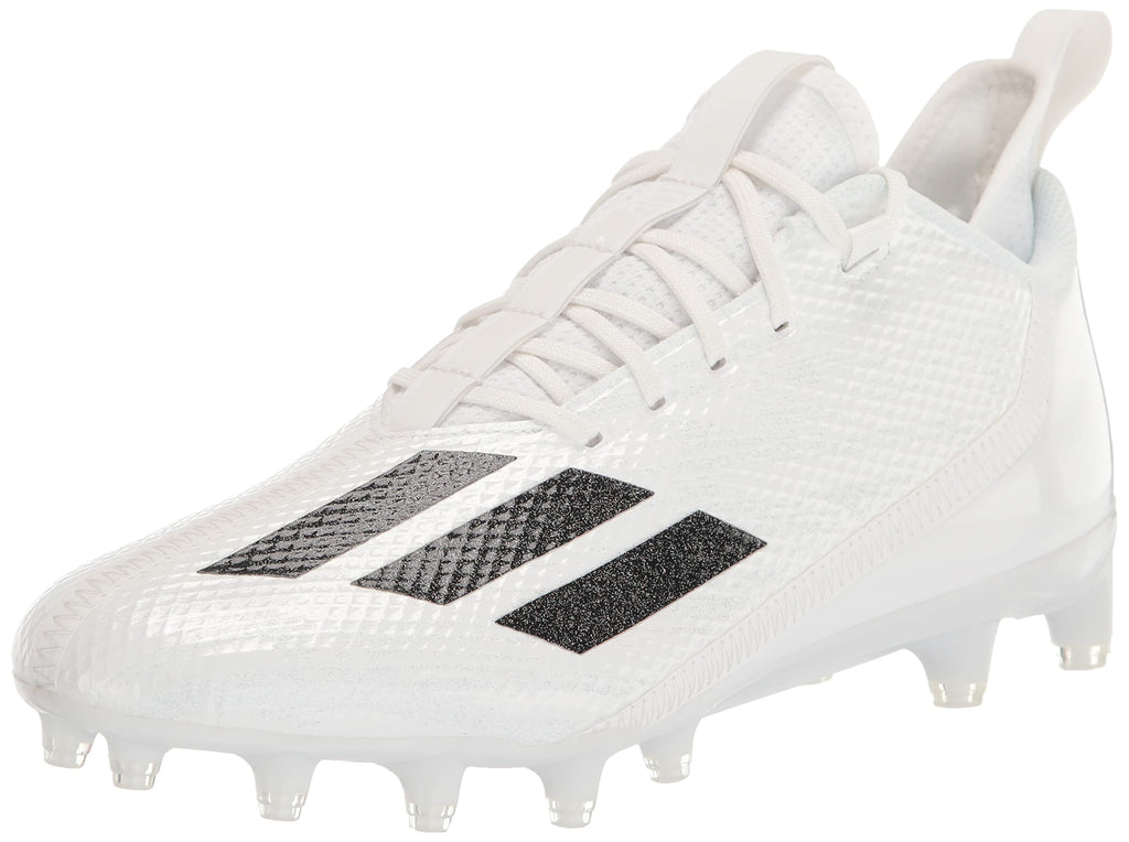 adidas Mens Adizero Football Shoe White/Black/White 14