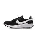 Nike Waffle Debut Womens Sneaker Black/White-Orange-Clear 9 M US SIZE- 9