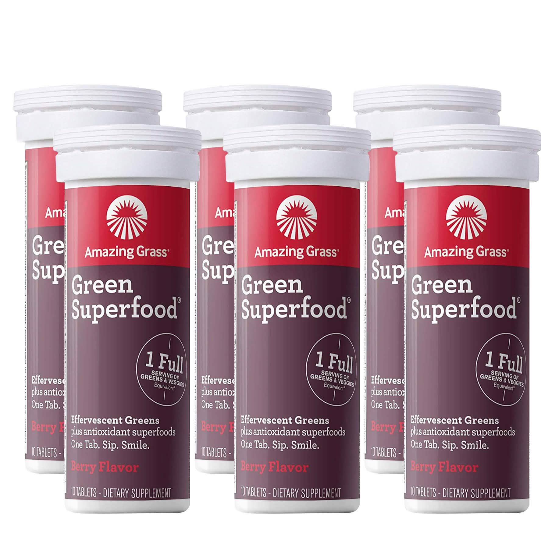 Amazing Grass Green Superfood Water Flavoring Tablet with Antioxidants and Alkalizing Greens