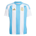 adidas Boys Argentina 2024 Home Fan Jersey White/Blue Burst Small