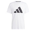 adidas Mens Standard Essentials Feelready Logo Training T-Shirt White/Black