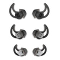 MQIMY Silicone Replacement Earbud Tips Earbud Covers Ear Tips Compatible with Bose QC20 QC20i SoundSport SIE2i IE2 IE3 Headphone Rubber Tips 3 Pairs S M L