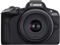 Canon EOS R50 4K Mirrorless Camera with RF-S 18-45mm f/4.5-6.3 IS STM Lens (Open-Box)
