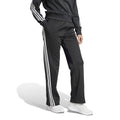 adidas Womens Iconic Warpping 3-Stripes Snap Track Pants Black/White
