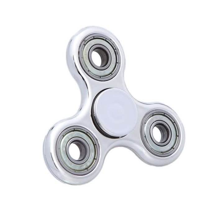 Chrome Tri Fidget Spinner - Assorted Colors