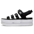 Nike Icon Classic Womens Sandals (DH0224-001BLACK/WHITE-WHITE) Size 12